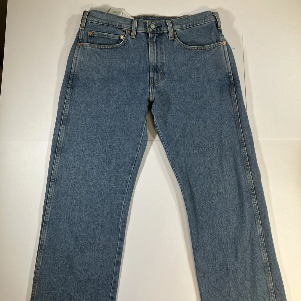 Levi's Western Fit Jeans Mens 34x34 Passing Time Medium Wash‎ Stretch Denim